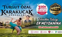 21'inci Uluslararası Turgut Özal Güreşleri 3 Ekim'de