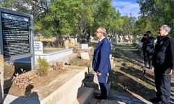 Mezar Yeri Bilinen İlk Polis Şehidin Kabri Ziyaret Edildi