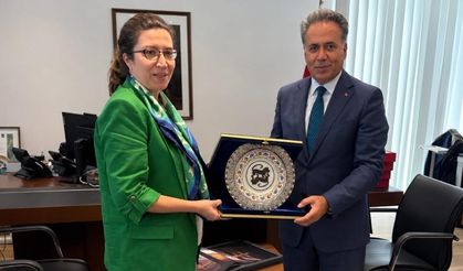 Rektör Akpolat'tan Başkonsolos Akdevelioğlu'na Ziyaret
