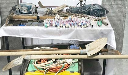 Darende'de Kaçak Kazı Yapan 6 Şüpheli Yakalandı