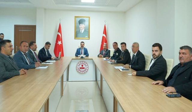 Darende'de Yürütme Kurulu Toplantısı Yapıldı