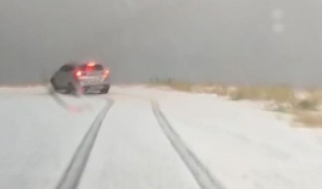Pütürge İlçesinde Dolu Yağışı Etkili Oldu