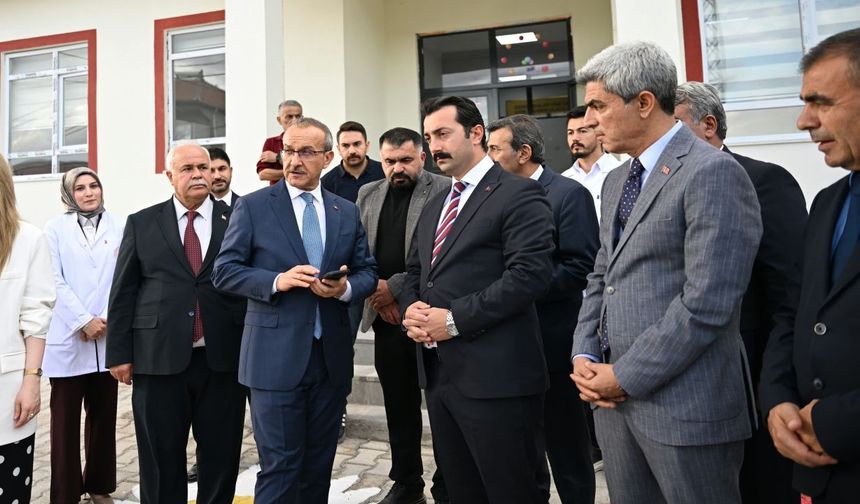 Vali Yavuz, Hekimhan'da İncelemelerde Bulundu