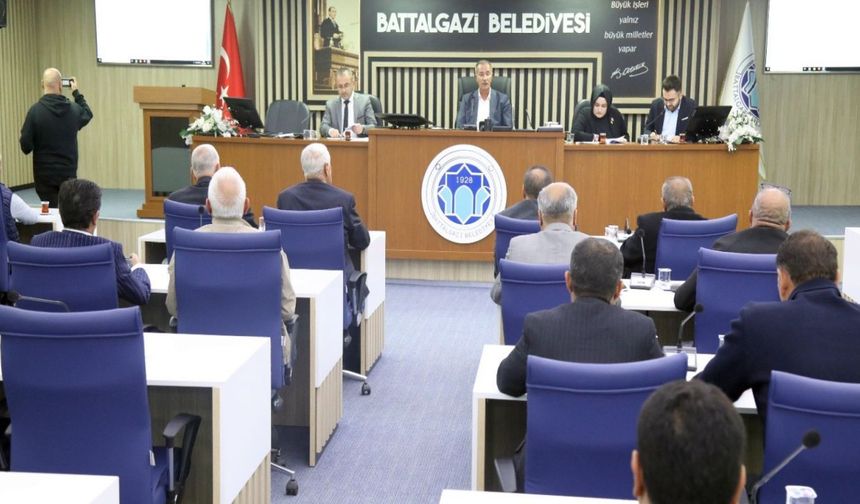 Battalgazi Belediye Meclisi Ekim Ayının 3. Birleşimini Yaptı