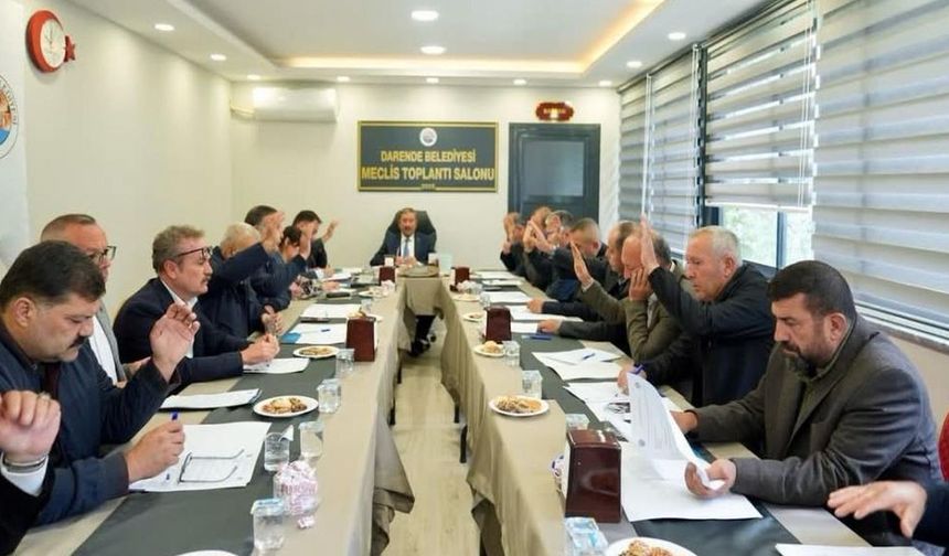 Darende Belediye Meclisi Toplandı