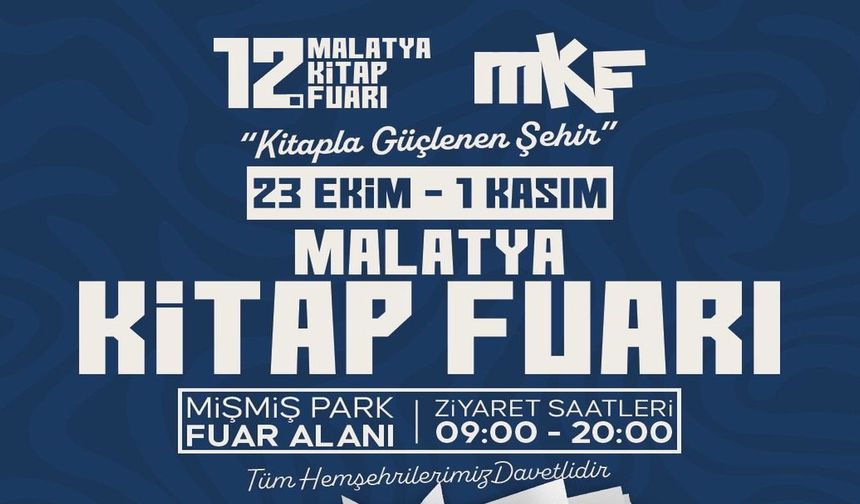 Malatya Kitap Fuarı'nın Kapılarını Açacağı Tarih Netleşti