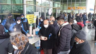 Polisten Hasta Yakınlarına Çorba