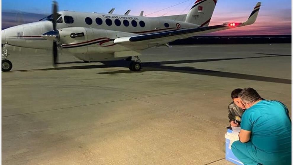 96 Yaşındaki Bağışçının Karaciğeri Malatya'ya Gönderildi