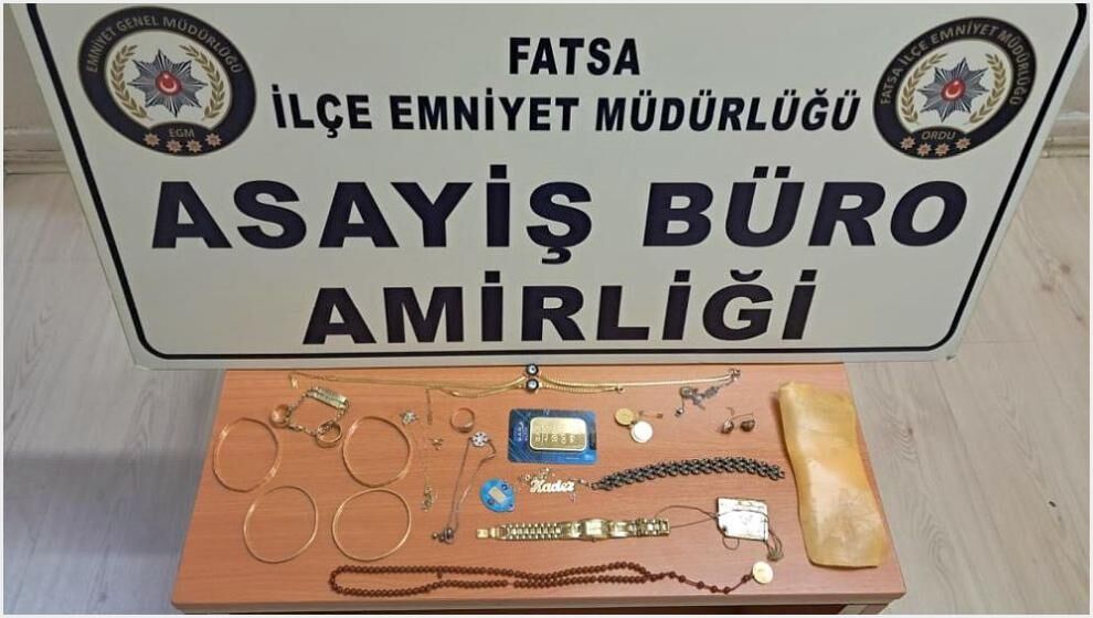 Ordu'dan Çaldıkları Altınlarla Malatya'da Yakalandılar