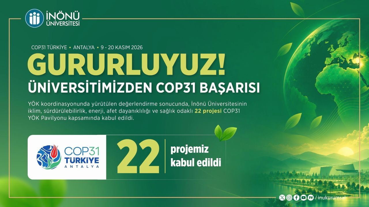 İnönü Üniversitesi 22 Proje İle Katılım Başarısı Gösterdi